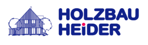 Holzbau Heider Logo blau